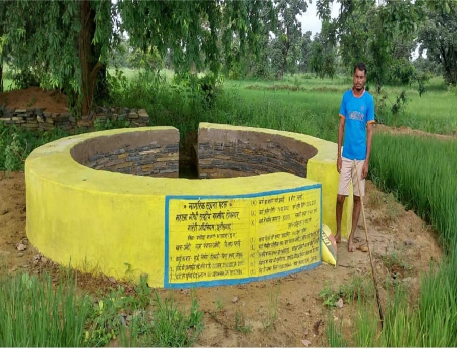 मनरेगा से निर्मित कुंआ बना आजीविका का साधन…सिंचाई व मछली पालन से किसान क़ो मिला दोहरा लाभ…