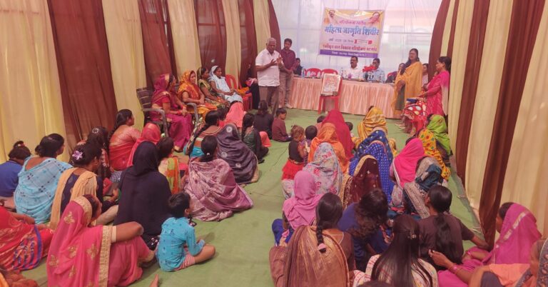 भटगांव में महिला एवं बाल विकास विभाग का महिला जागृति शिविर सम्पन्न…